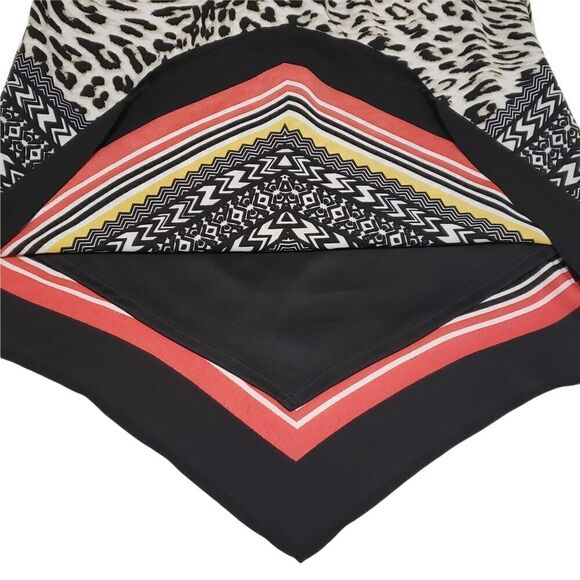 IZ Byer Bandana Style Multiprint Multicolor Top Size M - Picture 3 of 10